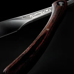 DX Folding Shaving Razor Wood Handle