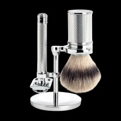Shaving Set Traditional Chrome